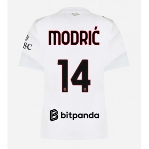 AC Milan Luka Modric #14 Jalkapallovaatteet Naisten Vieraspaita 2026-27 Lyhythihainen